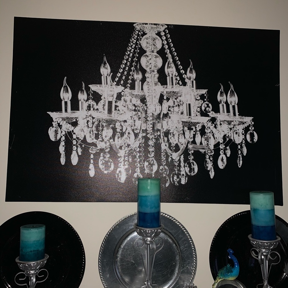 Chandelier Canvas Art